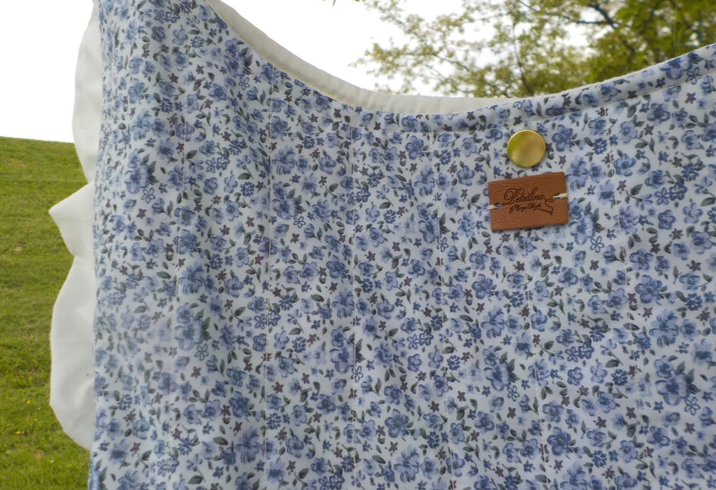 spring bloom quilted purse