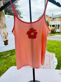 hibiscus patchwork tank top