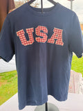 USA appliqué t-shirt