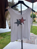 miss americana appliqué tank