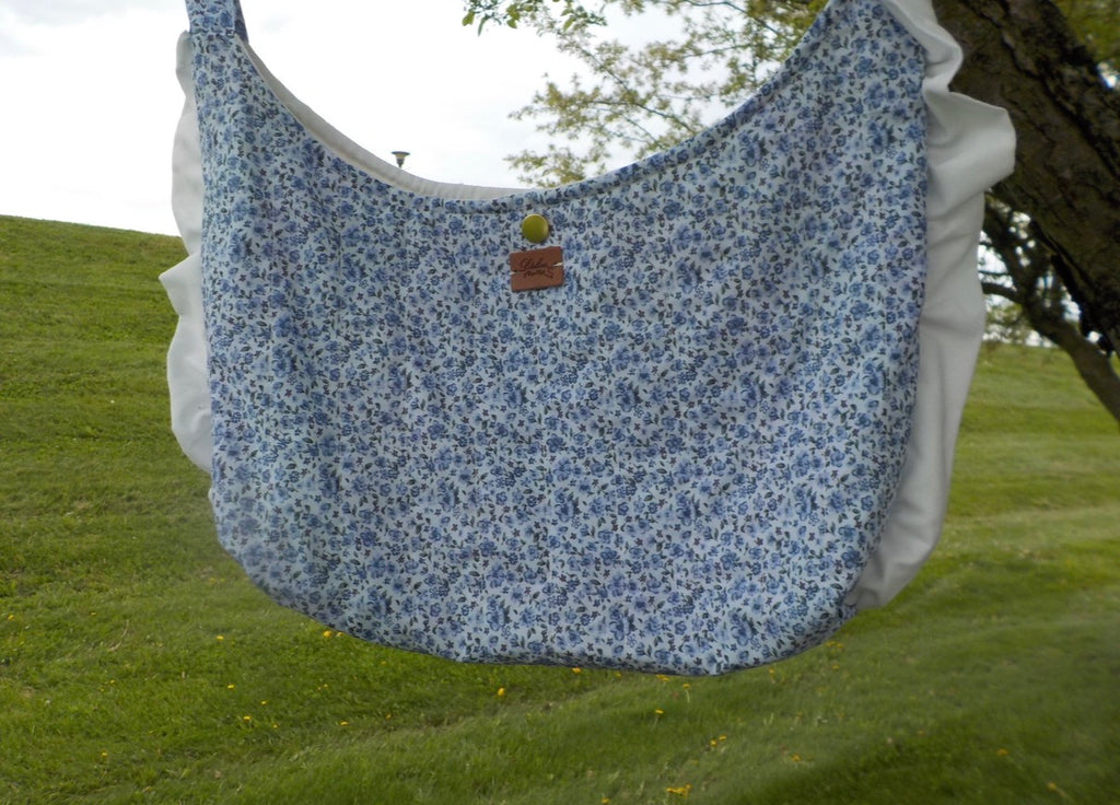 spring bloom quilted purse