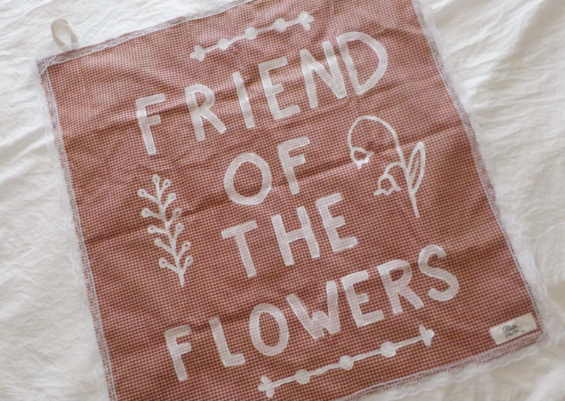 "FRIEND OF THE FLOWERS" Tapestry