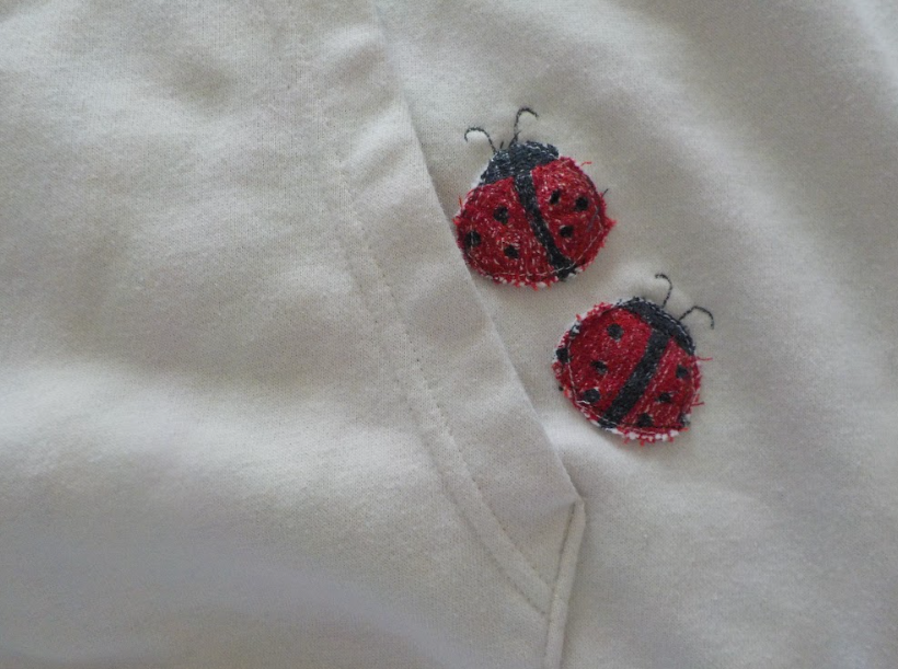"LOVE YOUR MOTHER" patchwork hoodie