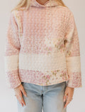 pretty in pink quilt hoodie